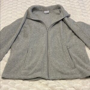 Columbia Light Gray Fleece Jacket